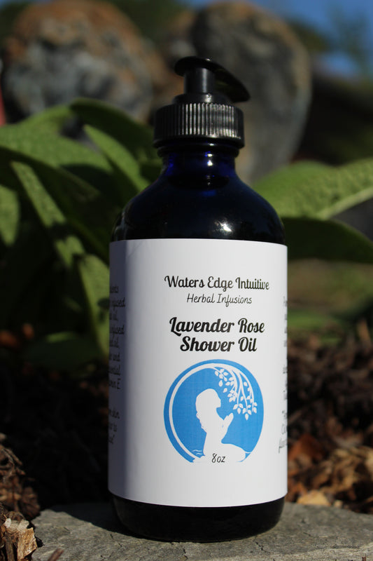Lavender Rose Shower Oil