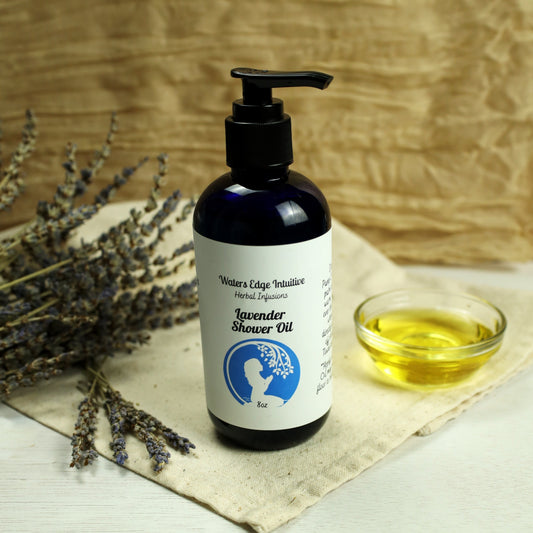 Lavender Shower Oil, 8oz